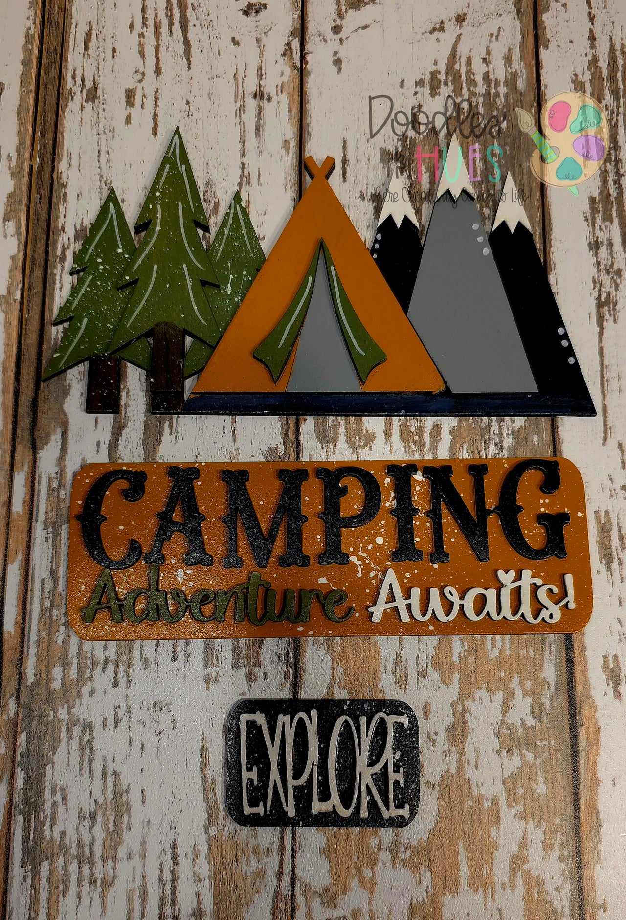 Door Hanger Truck Add-On – Camping