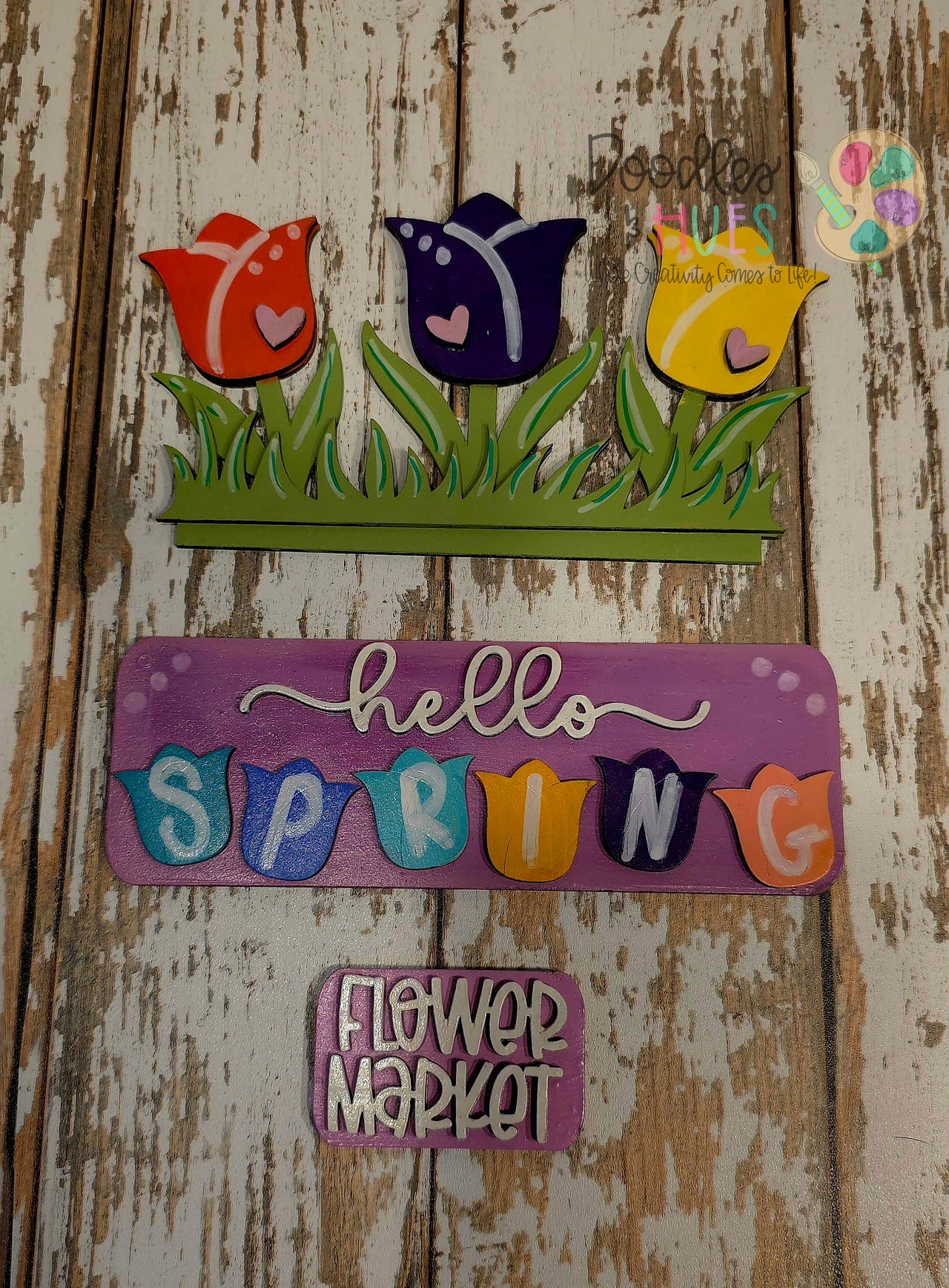 Door Hanger Truck Add-On – Spring/Tulips