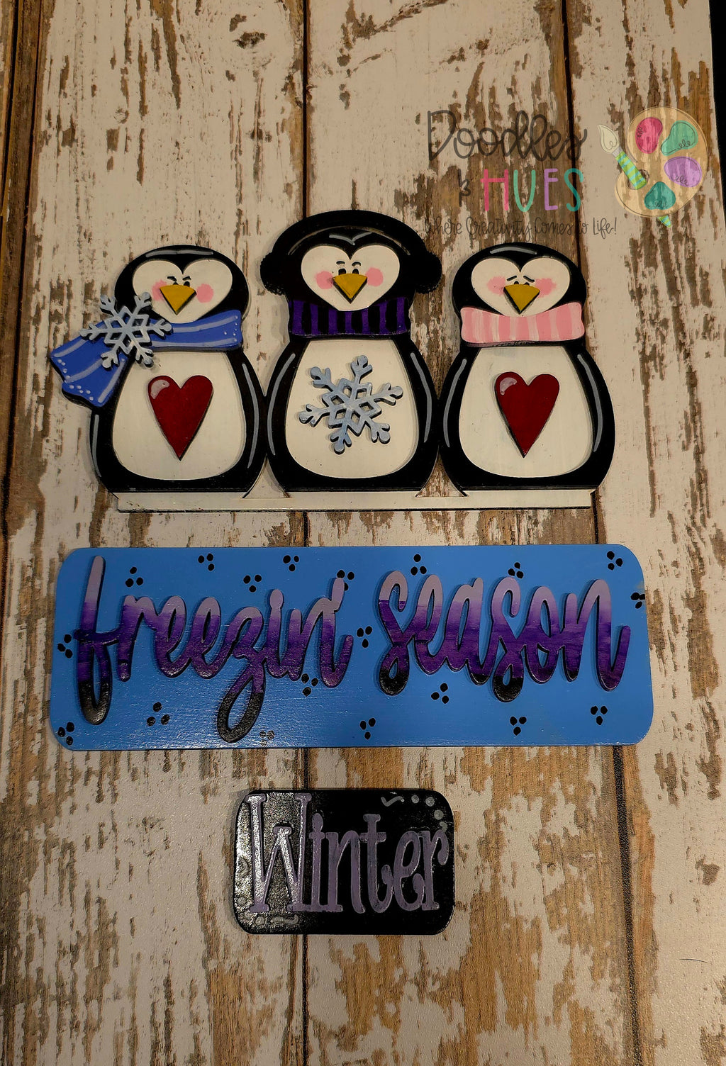 Door Hanger Truck Add-On – Winter/Penguins
