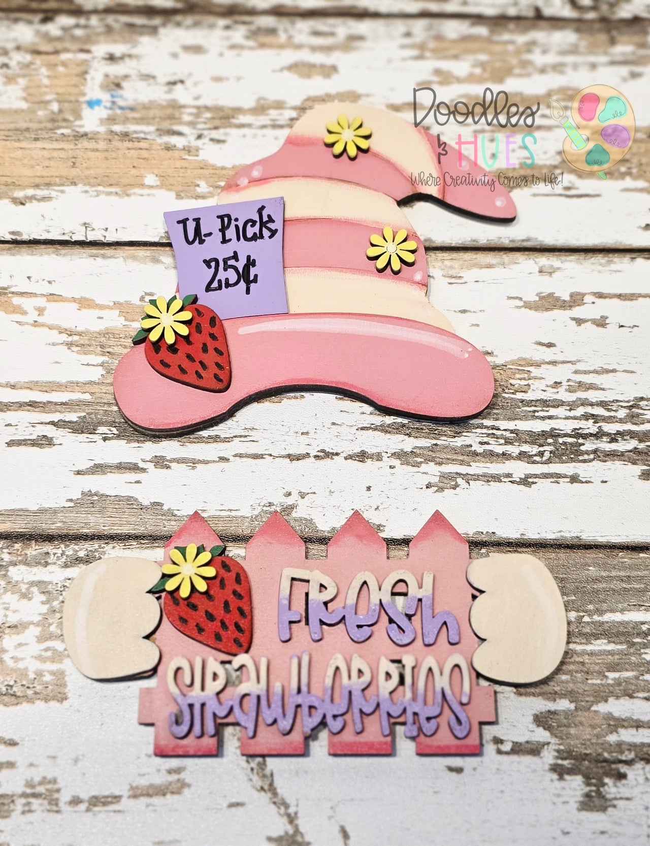 Gnome, Girl, Add-On – Strawberry