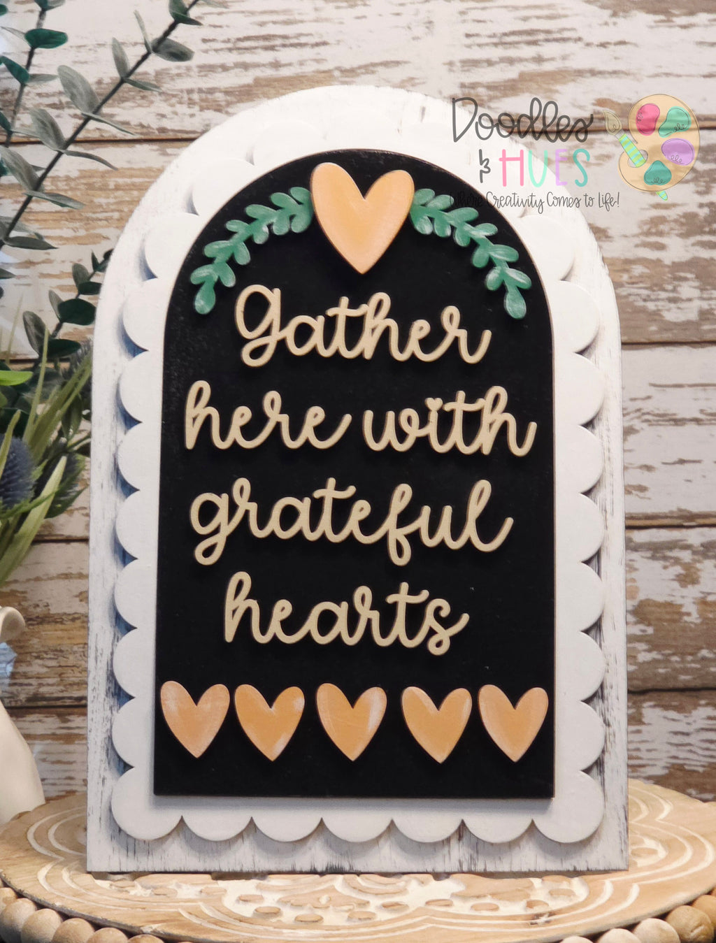 Arch Insert – Gather With Grateful Heart