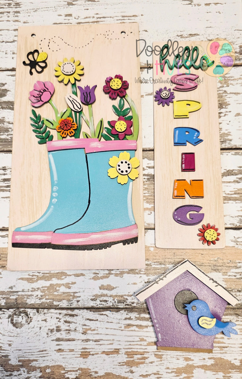 Sign Post Add-On – Rain Boots
