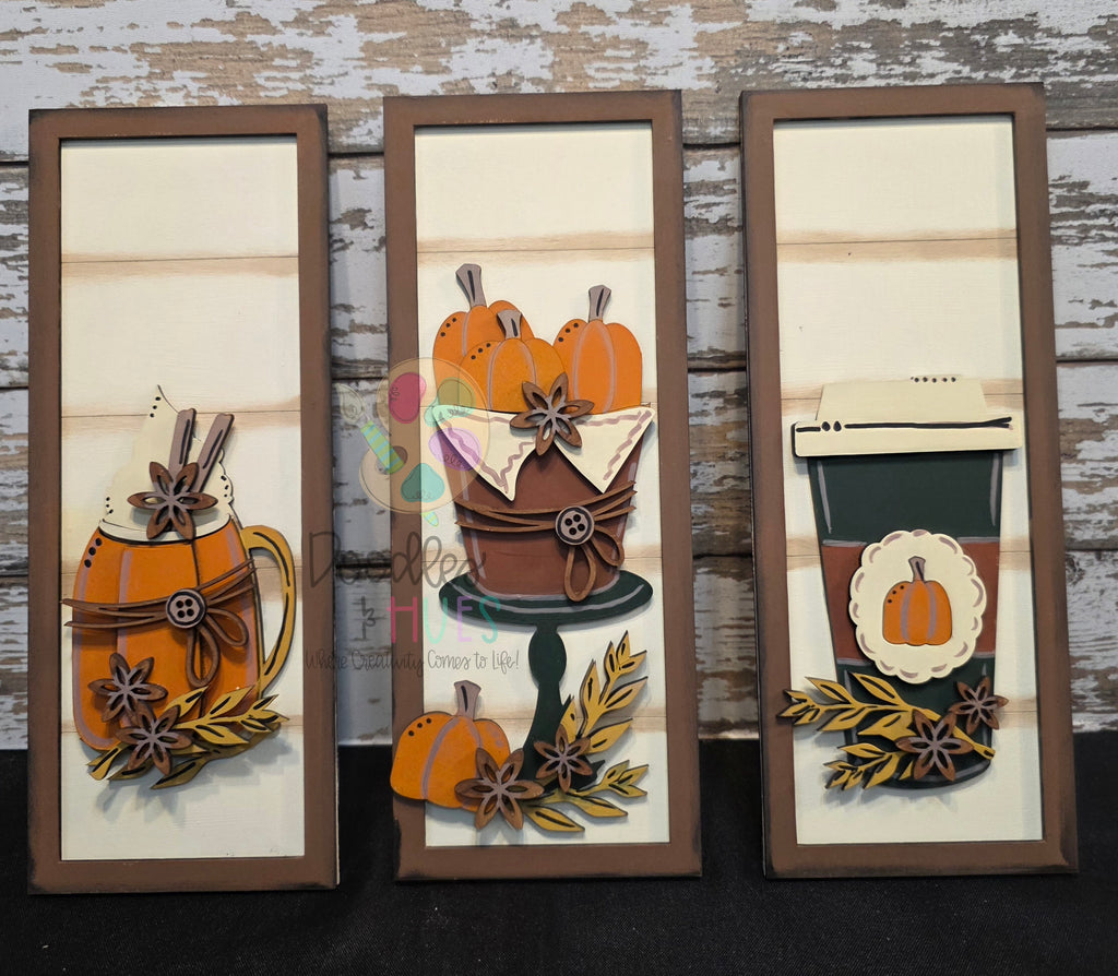 Pumpkin Trio, Vertical