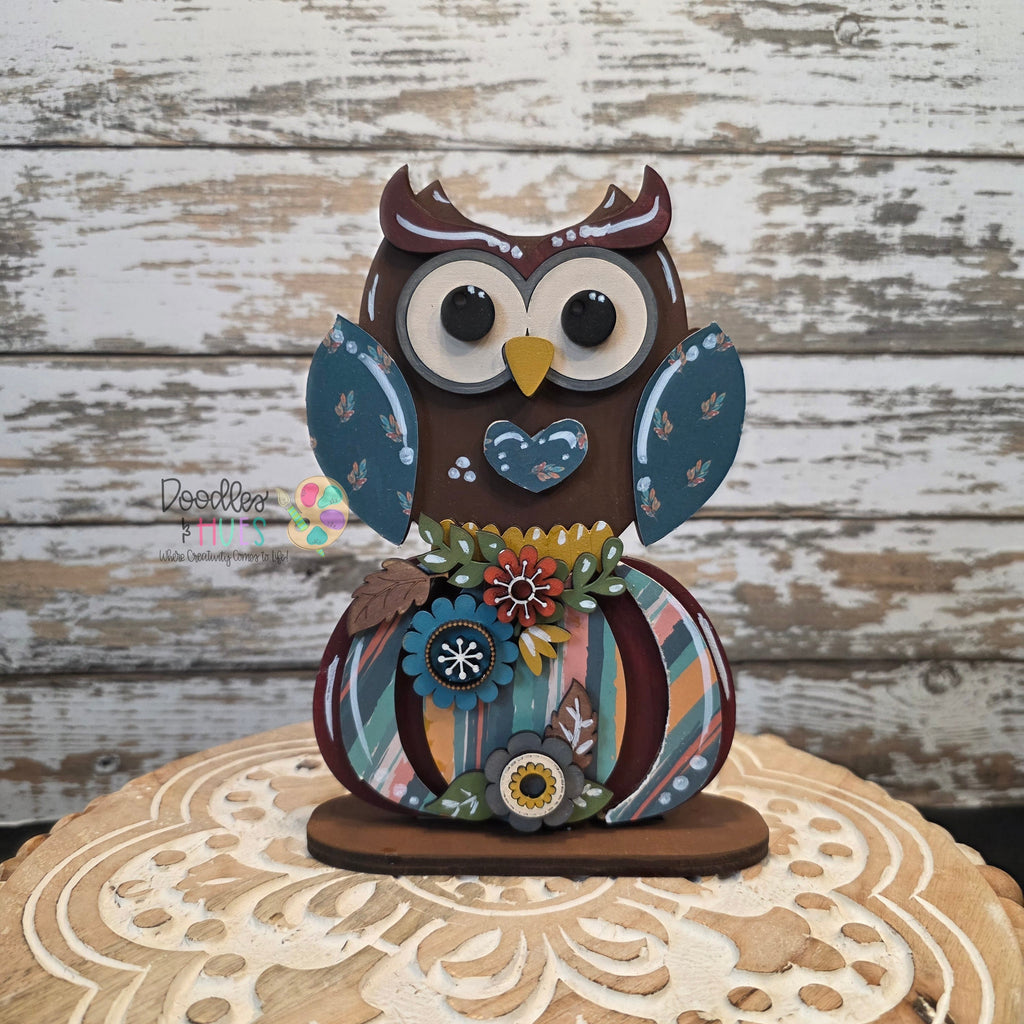 Owl and Pumpkin Sitter