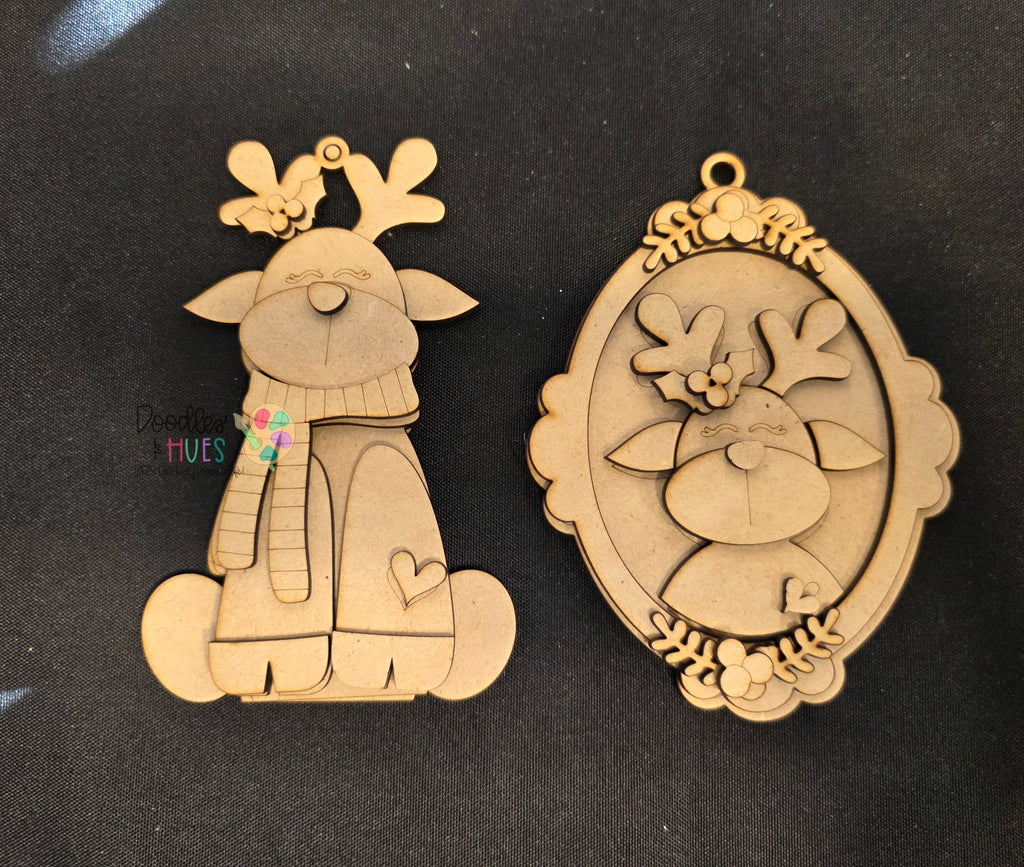 Reindeer, Pack of 2