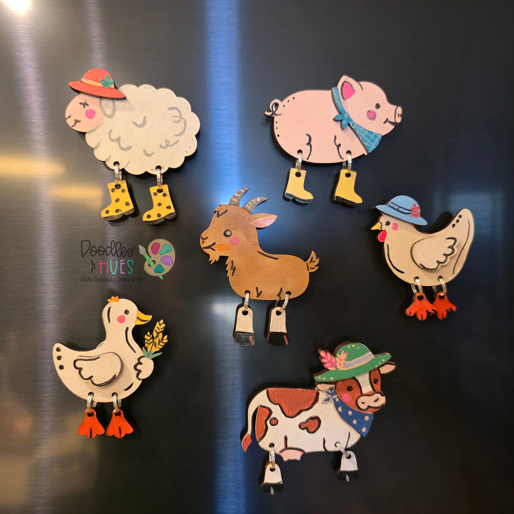 Magnets, Pack of 6