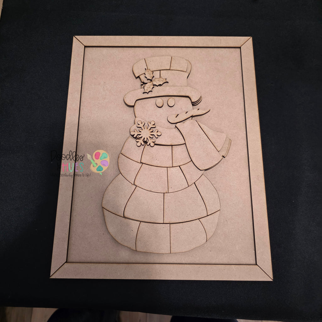 Patchwork Snowman