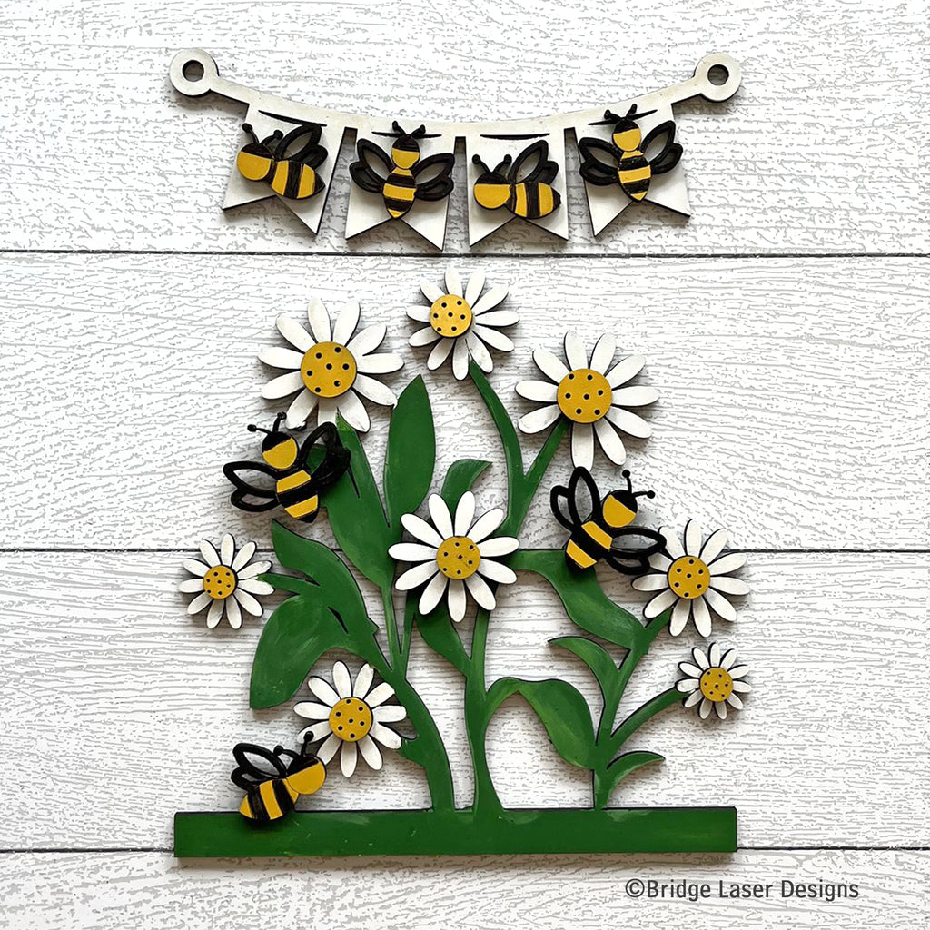 Door Hanger Add-On – Daisy & Bees