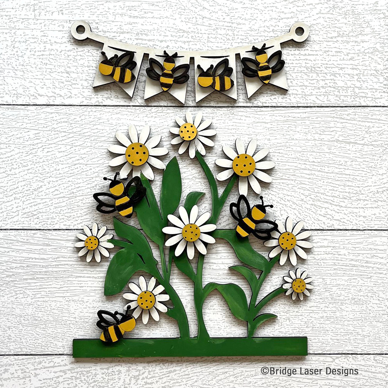 Daisy & Bees Door Hanger Add-On