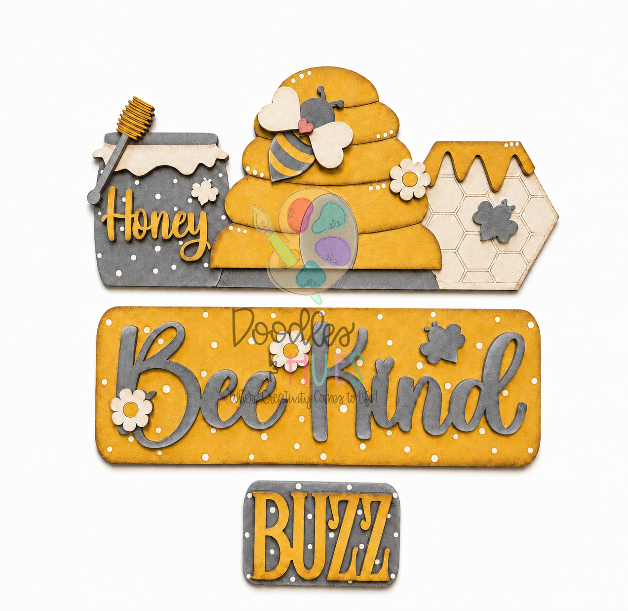 Bee Kind Truck Door Hanger Add-On