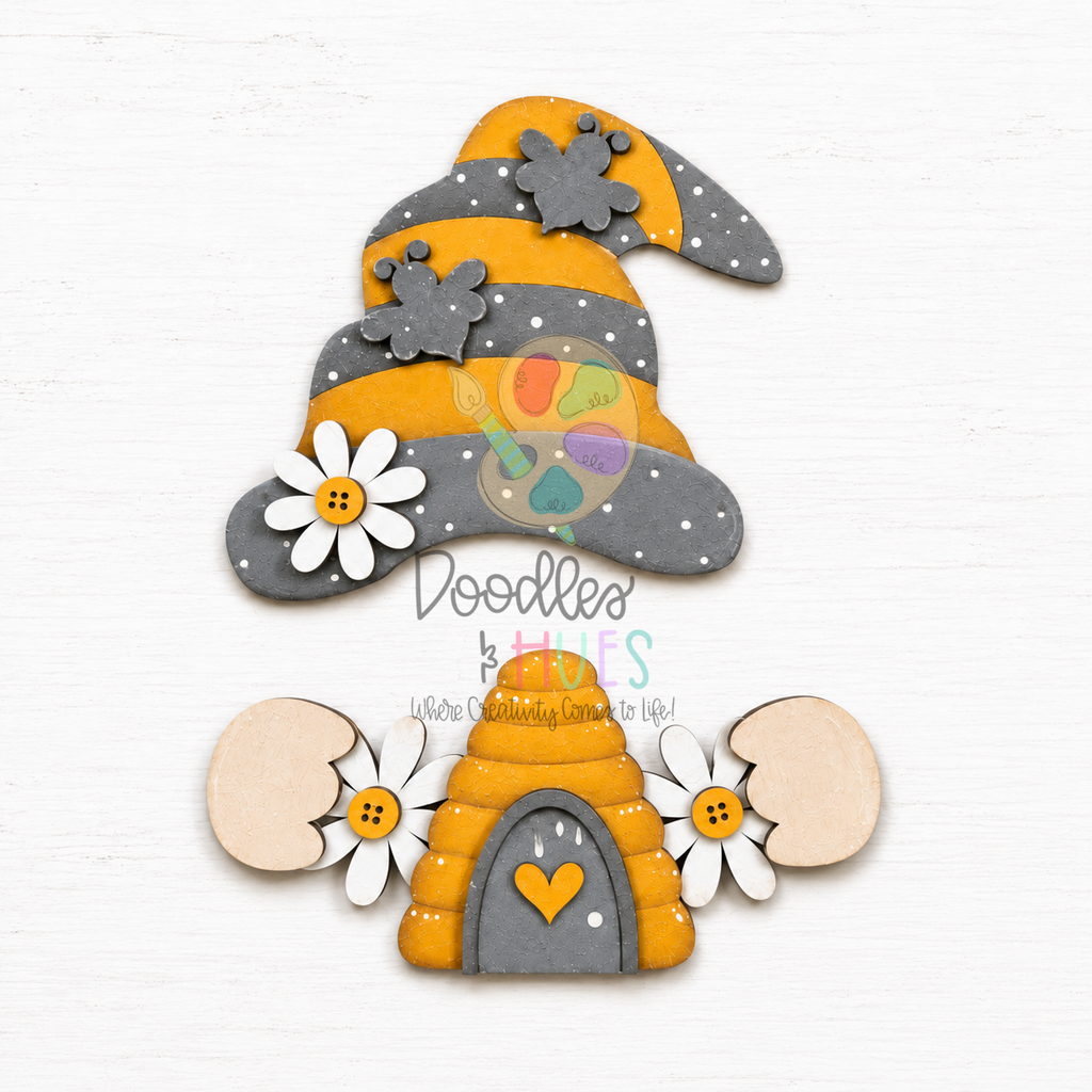 Gnome, Girl, Add-On – Bee Kind