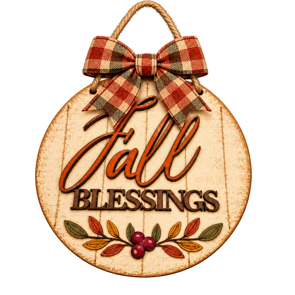 Fall Blessings - 6.5"