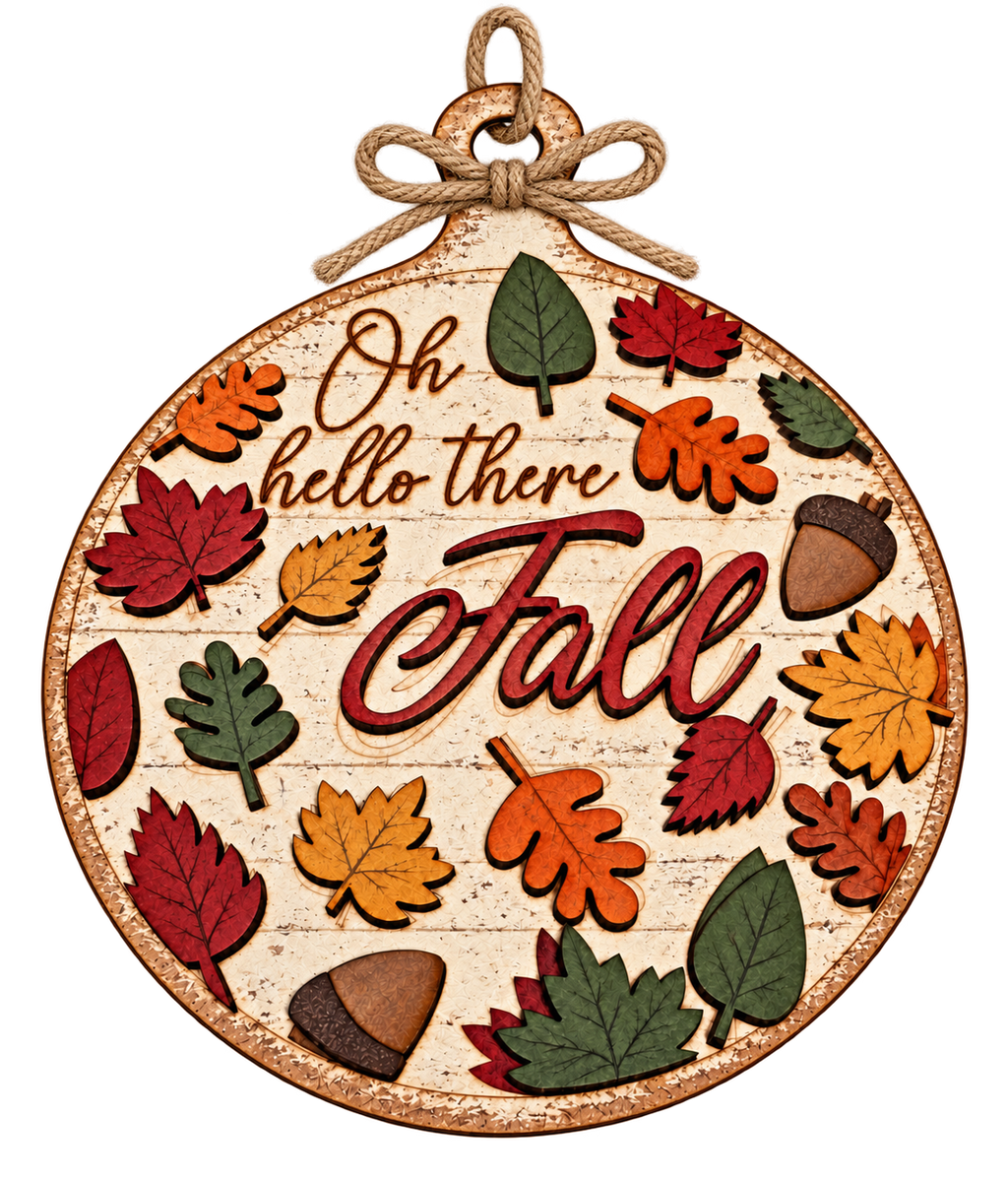 Oh Hello There Fall - 6.5"