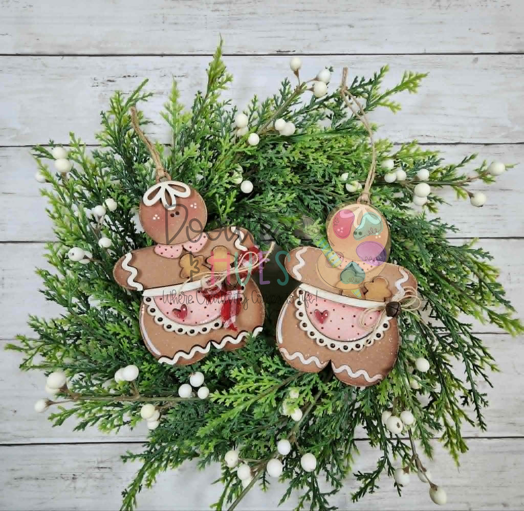 Gingerbread Duo, Pack of 2