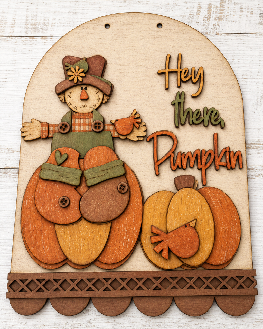 Door Hanger, Hello Pumpkin