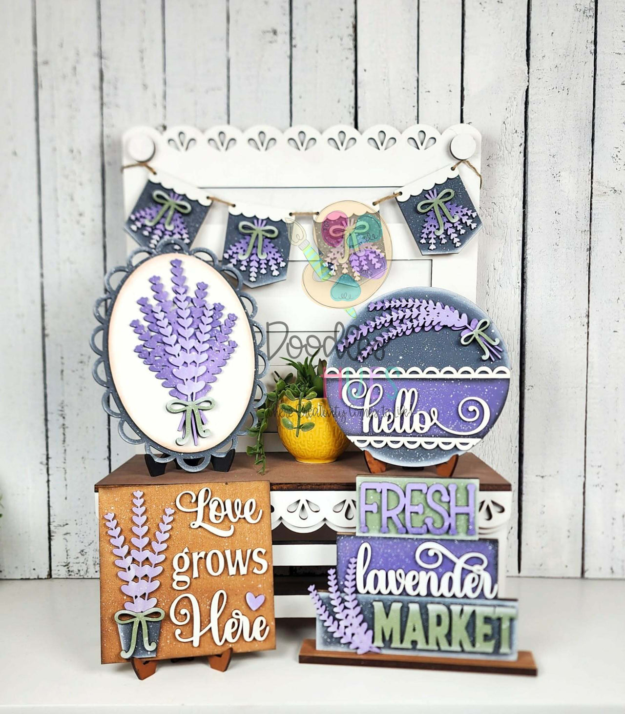 Tier Tray - Lavender