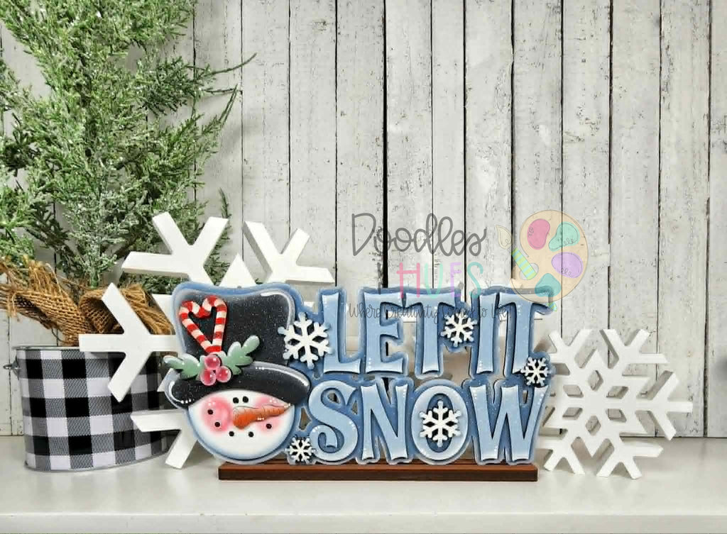 Let it Snow Shelf Sitter