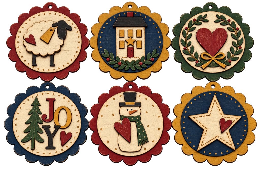 Ornament Bundle B (Pack of 6)