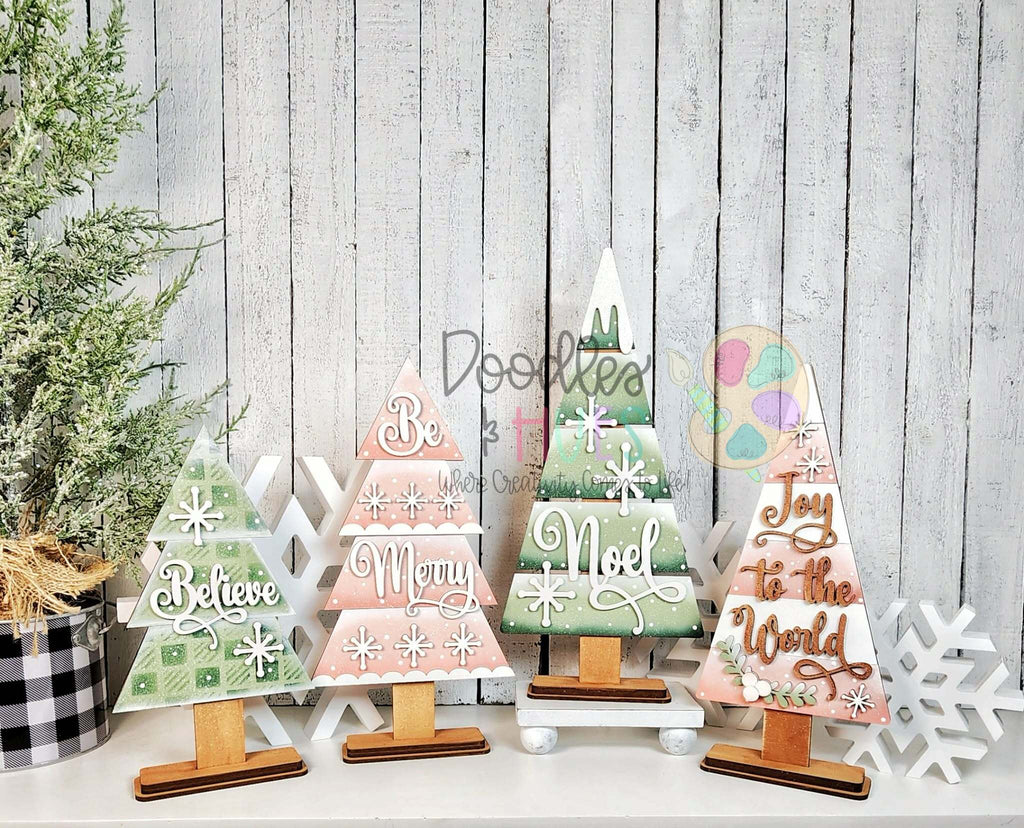 Tree Shelf Sitters, Pack of 4