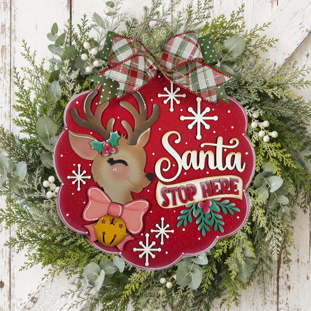 Santa Stops Here - 10.5"