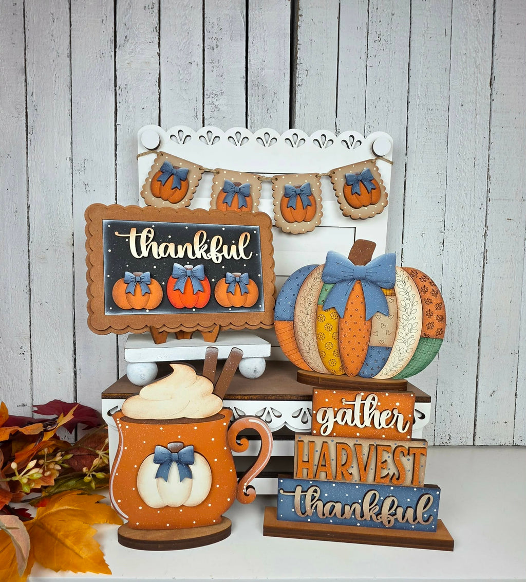Pumpkin Tiered Tray Kit